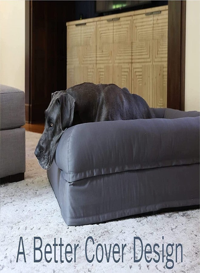 KOZI PET سرير كوزي بيت ألتيميت للكلاب | إسفنج هندي صلب معتمد من CertiPUR | أحجام متعددة، دعامة متوسطة الصلابة، بطانة مقاومة للماء، قماش يسمح بالتهوية - Image 4